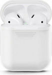 Senso Hülle Silikon in Weiß Farbe für Apple AirPods 1 / AirPods 2