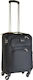 Cardinal 6402 Cabin Travel Suitcase Fabric Black with 4 Wheels Height 48cm. 6402/50