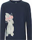 Name It Kids Blouse Long Sleeve Navy Blue