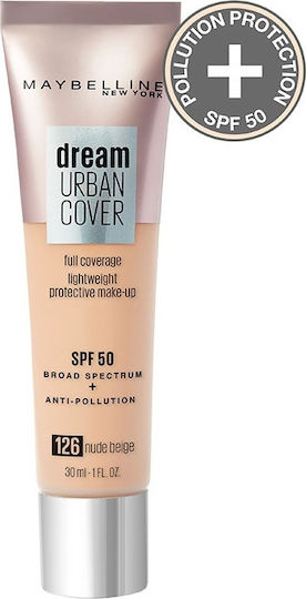 Maybelline Dream Urban Cover Liquid Make Up SPF50 26 Nude Beige 30ml