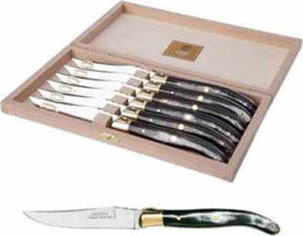 Claude Dozorme Laguiole De Table Black Horn Claude Dozorme Laguiole De Table Black Horn