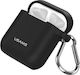 Usams BH423 Silicone Case Θήκη Σιλικόνης σε Μαύρο χρώμα για Apple AirPods 1 / AirPods 2