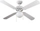 Gruppe PF42-XY-1L Ceiling Fan 107cm with Light White