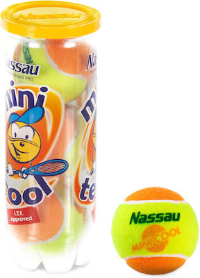 Nassau Cool Mini Tennisbälle Tennis Kinder 3Stück