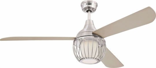 Westinghouse Graham Deckenventilator 132cm mit Leuchte Brushed Nickel