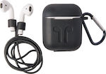 Set with Hook in Black color for Apple AirPods 1 / AirPods 2