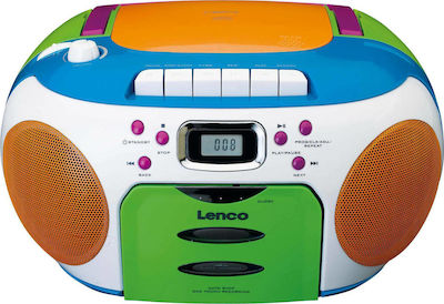 Lenco Portabil SCD-971 SCD971 cu CD / Casetă / Radio Multicolor