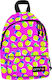 Lyc Sac City The Drop Ananas School Bag Backpack Junior High-High School in Fuchsia color