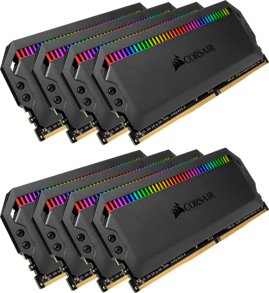 Corsair Dominator Platinum RGB 128GB DDR4 RAM με 8 Modules (8x16GB) και ...