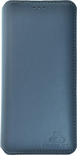 Powertech Book Δερματίνης Γκρι (iPhone XS Max)