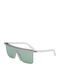 Kenzo Herren Sonnenbrille mit Gray Kunststoff Gestell und Grün Linse KZ40003 I 26V
