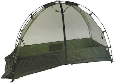 MFH Tent Shaped Mosquito Net Camping Tent Igloo Khaki with Double Cloth for 1 Person 225x129x77cm