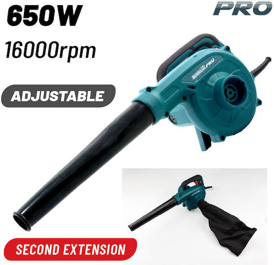 Bormann BPB7000 Blower / Vacuum Handheld Electric 650W with Volume Control