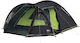 High Peak Mesos 4 Winter Camping Tent Tunnel Black with Double Cloth for 4 People Waterproof 4000mm 360x240x130cm