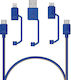 XTAR PDC-3 Плетена USB към Lightning / Type-C /...
