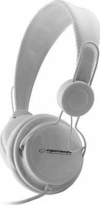 Esperanza EH148 Sensation Wired On Ear Headphones Whitά EH148W