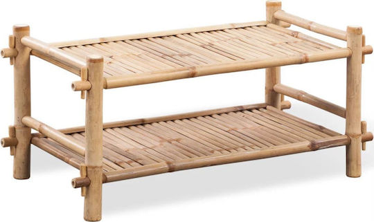 με 2 Ράφια Beige 80x35x36cm 242490