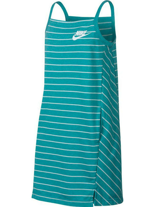 Nike Girls Dress Kids Dress Sleeveless Turquoise