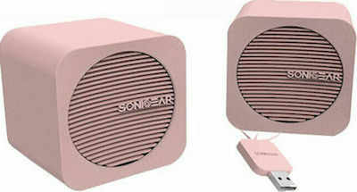 Sonic Gear BlueCube 2.0 Wireless Speakers with Bluetooth 5W Pink