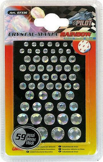 Lampa Αυτοκόλλητα Αυτοκινήτου Crystal Rainbow 59τμχ