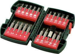 Metabo Set Set 20 Screwdriver Bits Cross / Torx / Star/Torx