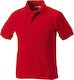 Russell Athletic Kids Polo Short Sleeve Red Bright