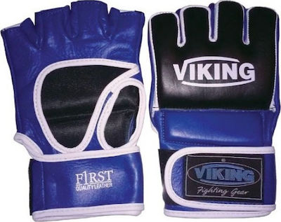 Viking MMA Handschuhe Leder Blau