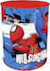 Spiderman Children's Money Box Metal Blue 8x8x11cm