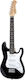 Harley Benton ST-Mini Set Chitară Electrică Stratocaster cu SSS Configurație Doze Neagră cu Husă