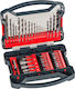 Einhell 41 Set Drill Bits with Cylindrical Shank for Wood, Metal and Masonry