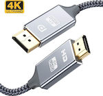 Powertech Kabel DisplayPort-Stecker - HDMI-Stecker 2m Gray (CAB-DP031)