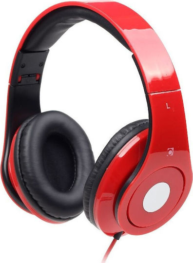 Gembird Detroit Wireless / Wired Over Ear Headphones Red MHS-DTW-R