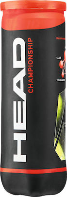 Head Championship Practice Tennis Balls 3pcs