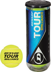 Dunlop Tour Brilliance 111968 Practice Tennis Balls 3pcs