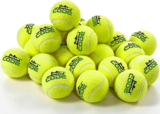 Topspin Unlimited Code Green Μπαλάκια Τένις για Προπόνηση 60τμχ