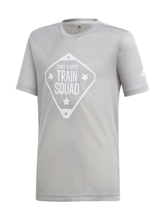 Adidas Kids T-shirt Gray Training Squad Tee