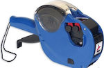 Motex Ace Mechanical 2 Row Portable Label Maker Blue