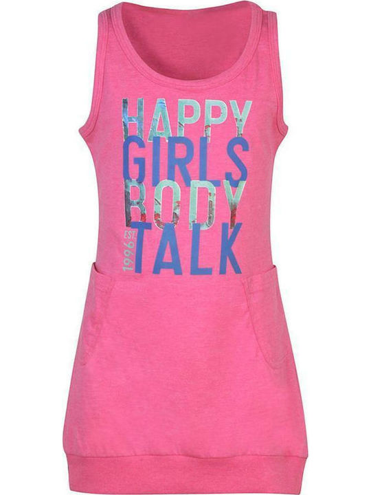 BodyTalk Kids Dress Sleeveless Fuchsia