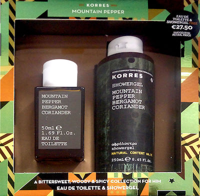 bergamot korres coriander toilette pepper gel  