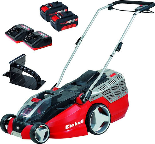Einhell GE-CM 43 Li M Kit Μηχανή Γκαζόν Μπαταρίας 18V