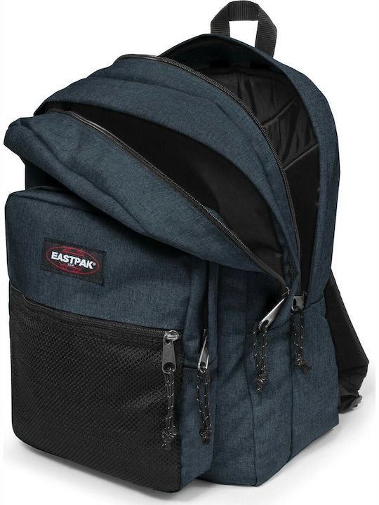 Eastpak Pinnacle Triple Denim Σχολική Τσάντα Πλάτης Γυμνασίου - Λυκείου σε Μπλε χρώμα 38lt