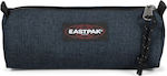 Eastpak Benchmark Single Triple Denim Pencil Case Barrel with 1 Compartment Blue