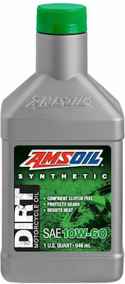 Amsoil Synthetic Dirt Bike Synthetisch Getriebeöl für Motorräder 10W-60 960ml