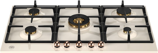 Bertazzoni Gaskochfeld Autonom 89x52.2εκ. Beige