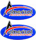 Americat Car Stickers in Blue Colour 2pcs AMERICAT/3