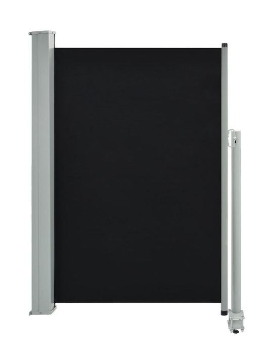 vidaXL Terrace Sideway Sunshade Roller Black 1....