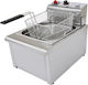 ΤζεΘάν 380V/5.1kW Commercial Electric Fryer 10lt 5.1kW 36x52x44cm