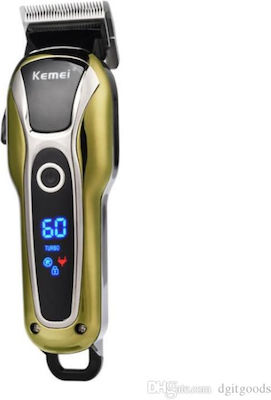 Kemei Professional Rechargeable Hair Clipper Gold KM-1990