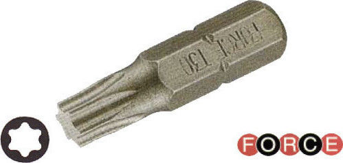 Force Torx Cross Bit 5/16" 30mm - T25 Screwdriver Bit