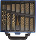 BGS Technic Set of 119 Drills Titanium with Cylindrical Shank for Metal